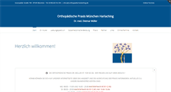 Desktop Screenshot of orthopaedie-harlaching.de